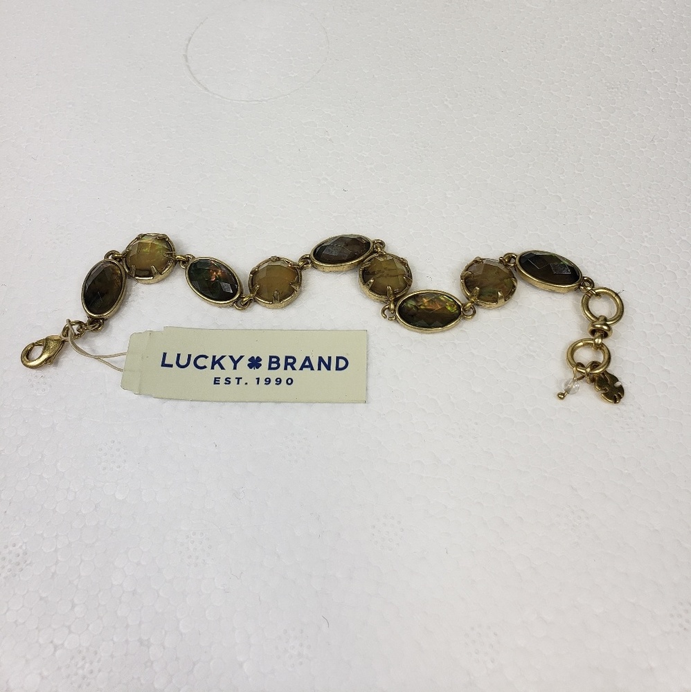 Lucky Brand Bracelet w/Semi Precious Accents